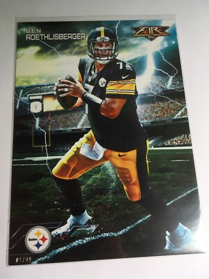2015 Topps Fire Forces of Nature Jumbo 5x7 Ben Roethlisberger Steelers # d /49
