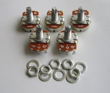 5x B500K Large Linear Guitar Pots 18mm Shaft 500K Guitar Potentiometers