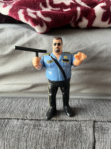 WWF Hasbro Big Boss Man With Original Nightstick W...
