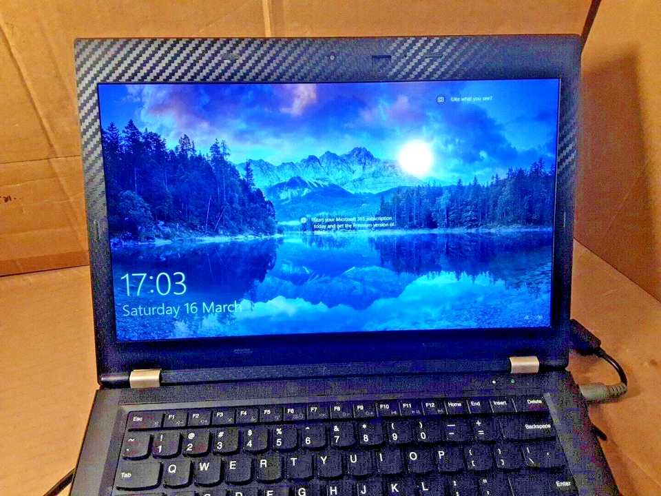 LENOVO T430U WIN 10 3rd GEN CORE i5 WEBCAM 8GB RAM 256GB SSD 14.1", OFFICE 2021 - Image 3 of 4
