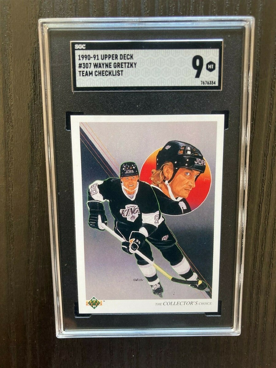 1990-91 Upper Deck #307 Wayne Gretzky Collectors Choice SGC Graded