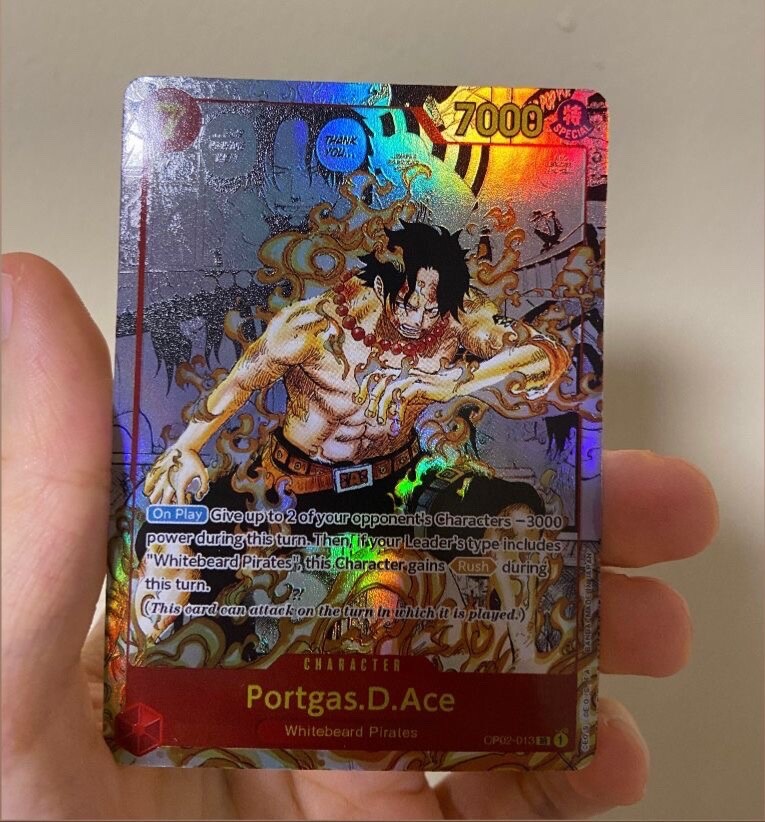 Ace Manga OP02 One Piece Card game