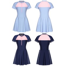 Kids Girls Bathing Outfit Dress Fashion Swimsuit Beach Swimwear Swim Suit Surf