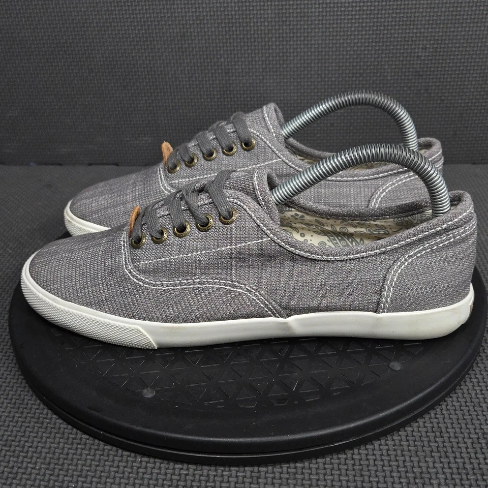 Margaritaville туфли женщин Sz 9 серый белый холст шнурует вверх кроссовки - Изображение 3 из 4