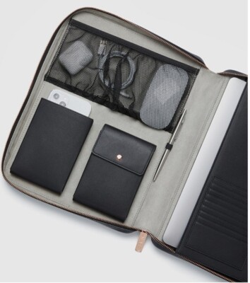 Rose Gold Mimco Laptop Bag MIMCO Laptop Tablet Black SERENITY