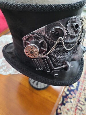 Antique Vintage top Hat Steam Punk