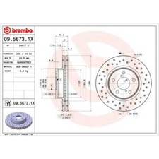 BREMBO 2x Bremsscheibe vorne Ø260mm belüftet für Subaru Legacy III Station BH