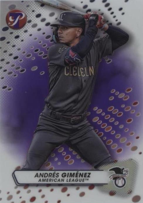 2023 Topps Pristine - Andres Gimenez #259 Purple Refractor /99 for sale ...