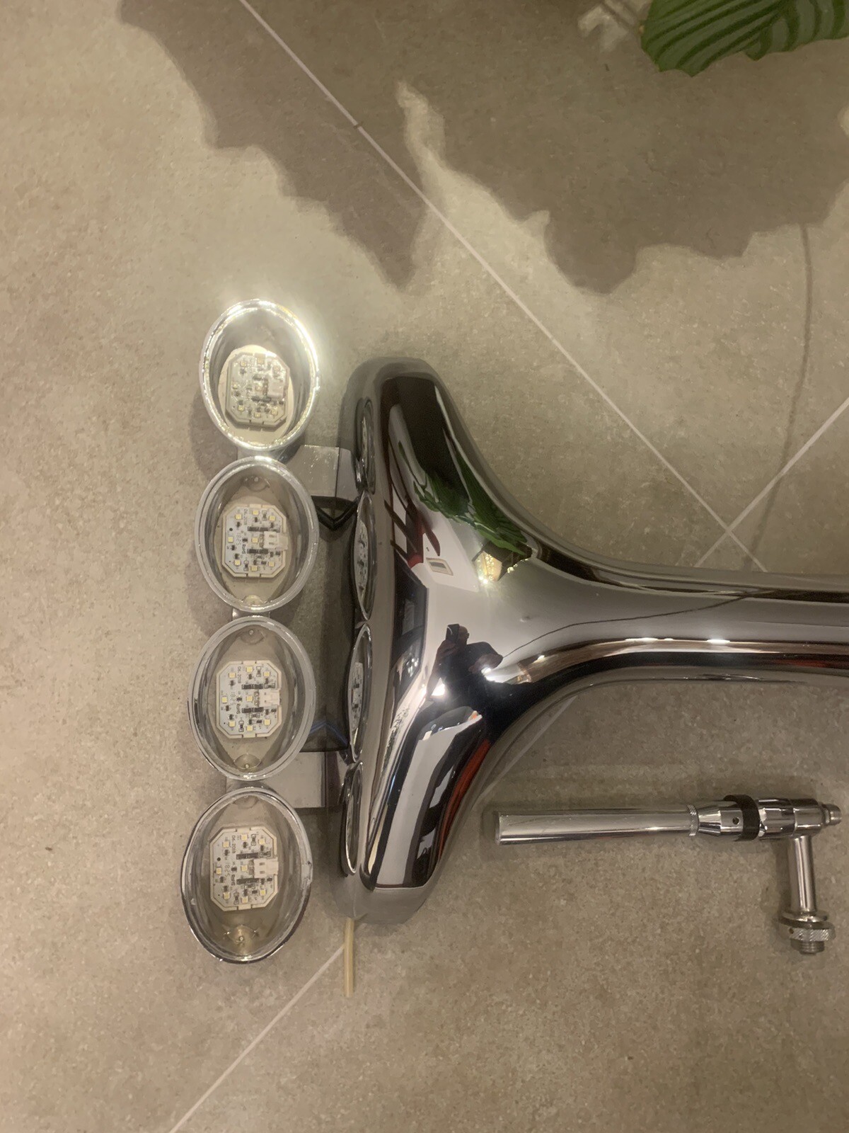 Porta CHROME LED ILLUMINATED T BAR PROFESSIONAL BEER DISPENSER eBay