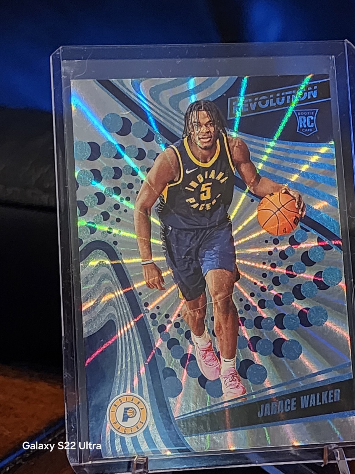 2023-24 Panini Revolution Jarace Walker Sunburst RC #112 Indiana Pacers 60/75 SP