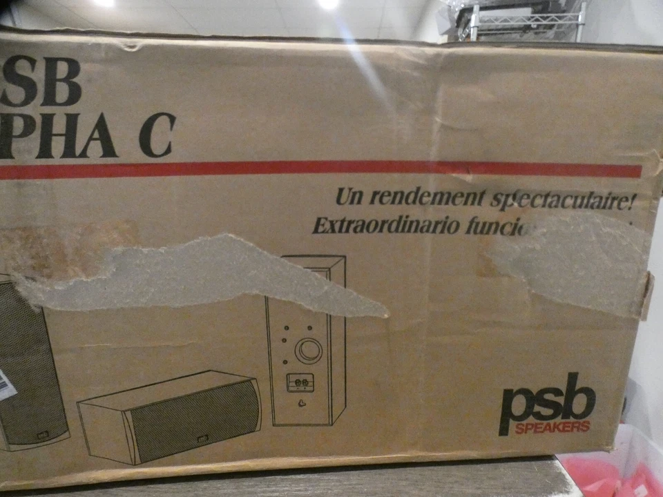 PSB ALPHA C ALTOPARLANTI DA SCAFFALE CENTRALI (Nero) Tweeter 19mm e 2-130mm Subs - Immagine 3 di 4