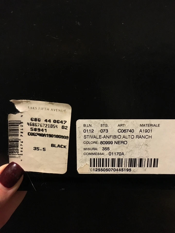 Dolce & Gabbana Mujer Negro Cremallera DG Logo Botas de Cuero, D&G Talla 35.5, EE. UU. 5.5 Foto 4 de 4