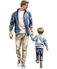 10X Autoaufkleber Vater und Tochter Sticker 9x9 cm Familie Auto Tuning Deko