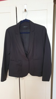 Black Wool Blend Blazer size UK12