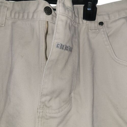 Pantalones Cortos Carga Boss Para Hombres Beige XXL Rayas Reflectantes Bolsillos Utilitarios Duraderos Casu - Imagen 3 de 7
