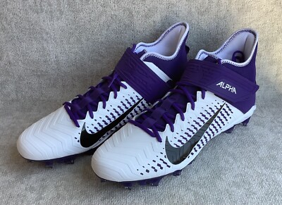 NWOT Nike Alpha Menace Pro Football Cleats Blue & White Mens Size 14 Purple NWOT Nike Alpha Menace Pro Football Cleats Blue & White Mens  main image 2