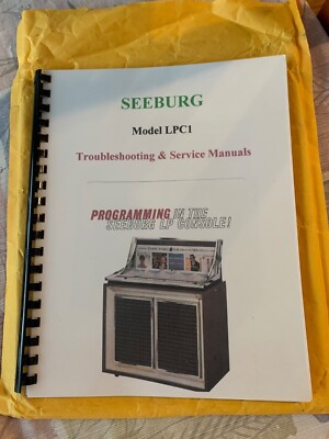 Troubleshooting & Service Manuel for Model LPC1 Jukebox Console. New manual. 