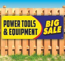 POWER TOOL EQUIPMENT SALE Banner Advertising Vinyl Flag Sign Many Sizes DEAL
