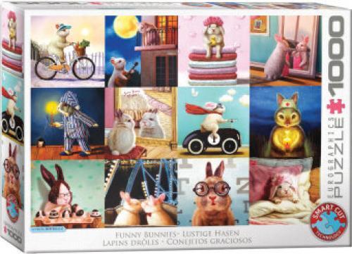 Thumbnail - Lustige Hasen Von Lucia Heffernan (puzzle) 6670