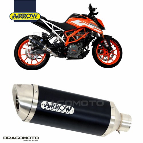 KTM DUKE 125 2017 2018 Muffler ARROW THUNDER ALU Black | eBay