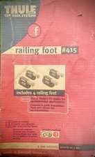 Thule Railing Foot set Crossbar mounts Swedish Made set of 4 NIB
