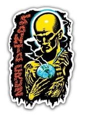 Big Santa Cruz Jeff Kendall Atomic Skateboard Sticker Screaming Hand Old School