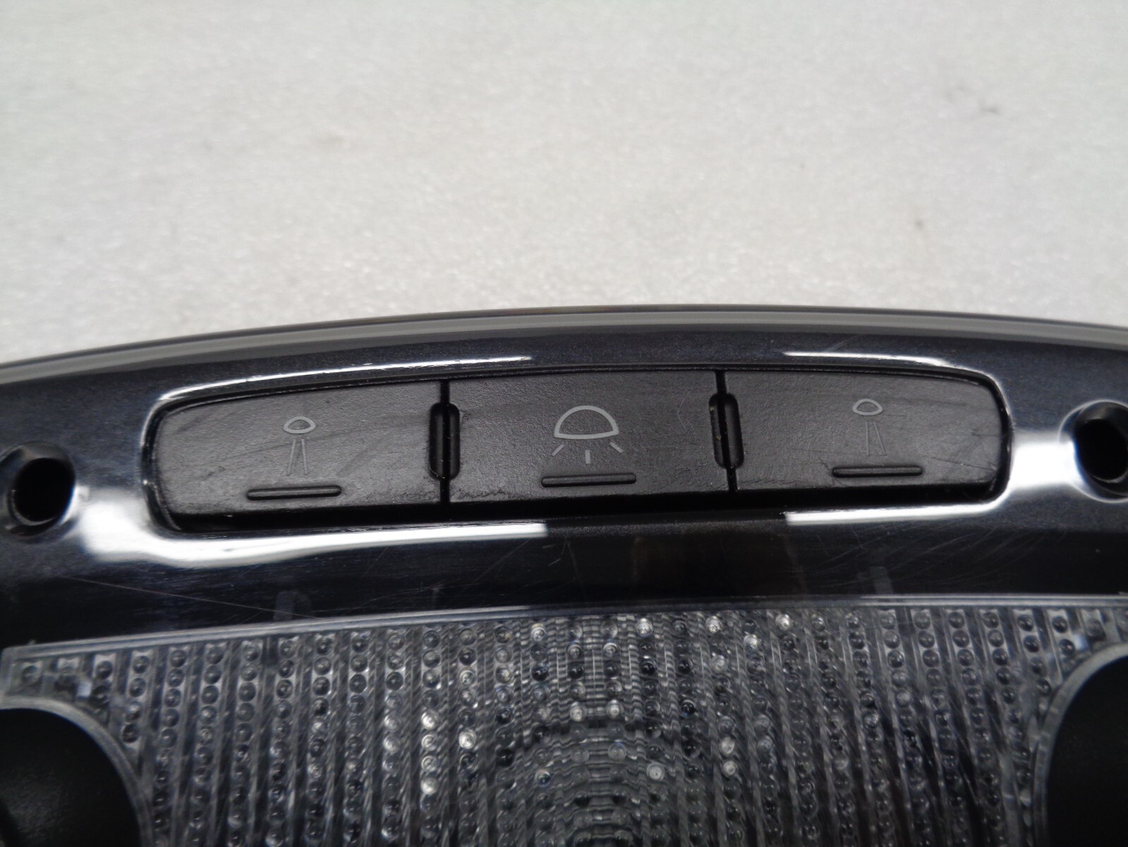 14-17 Maserati Ghibli Rear Overhead Dome Light Reading Lamp Black OEM AK240275