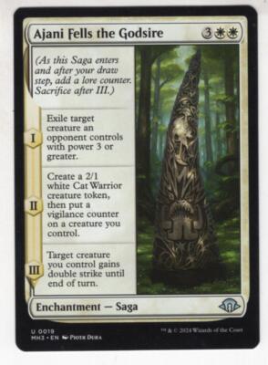 MTG Modern Horizons 3 Uncommon Karte #19 Ajani Fells the Godsire