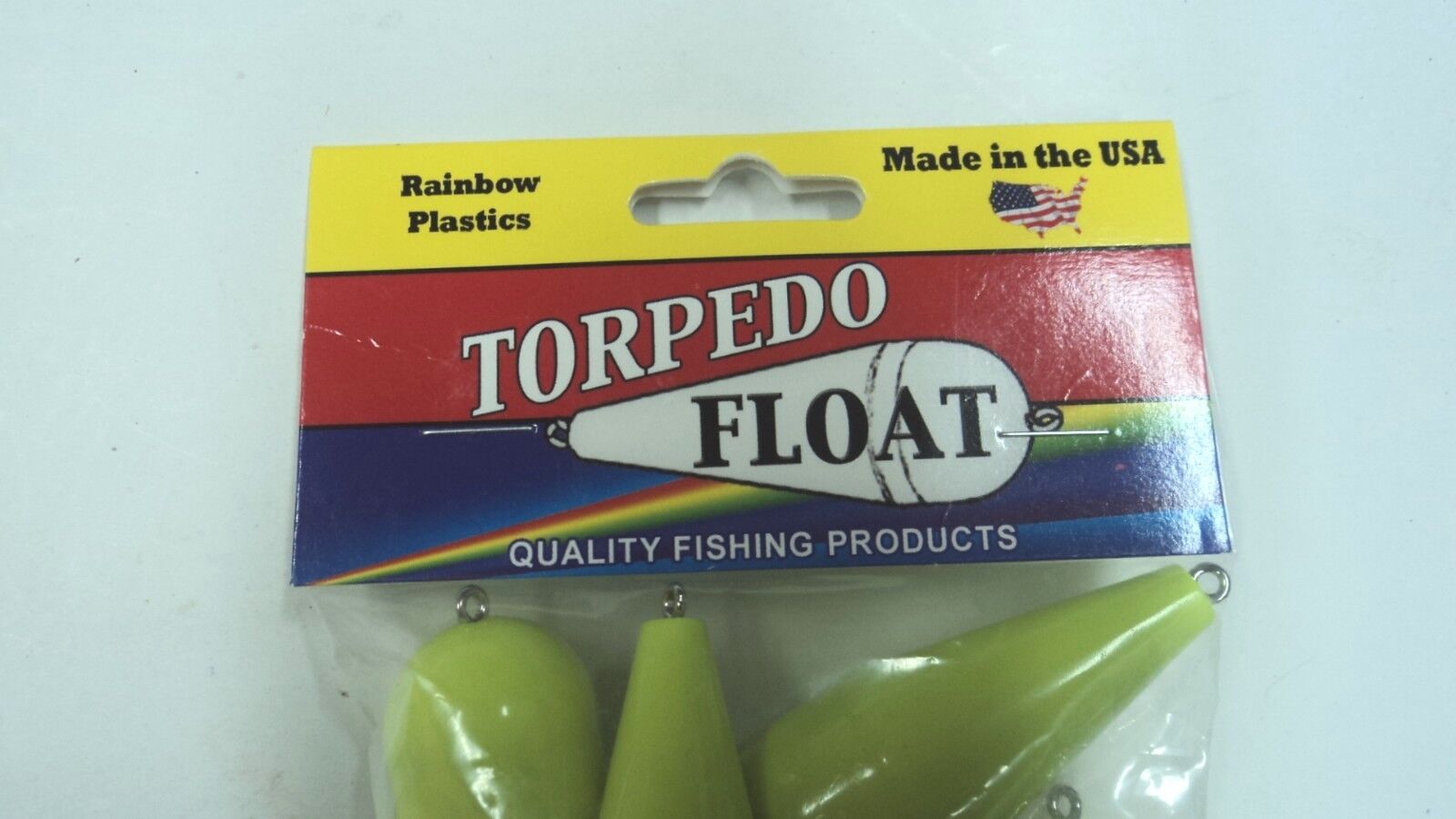 Torpedo Float 3/8 oz, Chartreuse, Bag of 12, Cast Flies,Poppers, Troll  #TPL-4/12