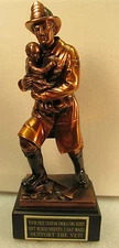 Fireman Firefighter Award Trophy Statue 12 1/2"  FREE Engraving Shipped 2 Day 
