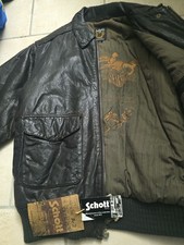 SCHOTT NYC LEATHER NEW Vintaged JACKET RARE Brown w/tags Stunning sz Large
