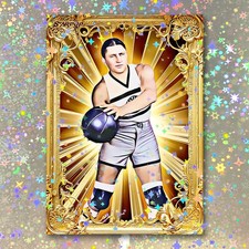 Dutch Dehnert Holographic Golden Icon Card 01/10 Starpop Signed Fine Art Print