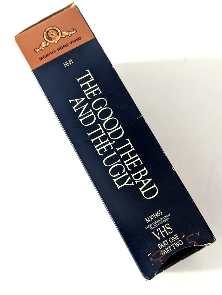 1990 Clint Eastwood THE GOOD, THE BAD, AND THE UGLY VHS 2-Tape Set, 2 hrs 42 min - Image 4 of 4