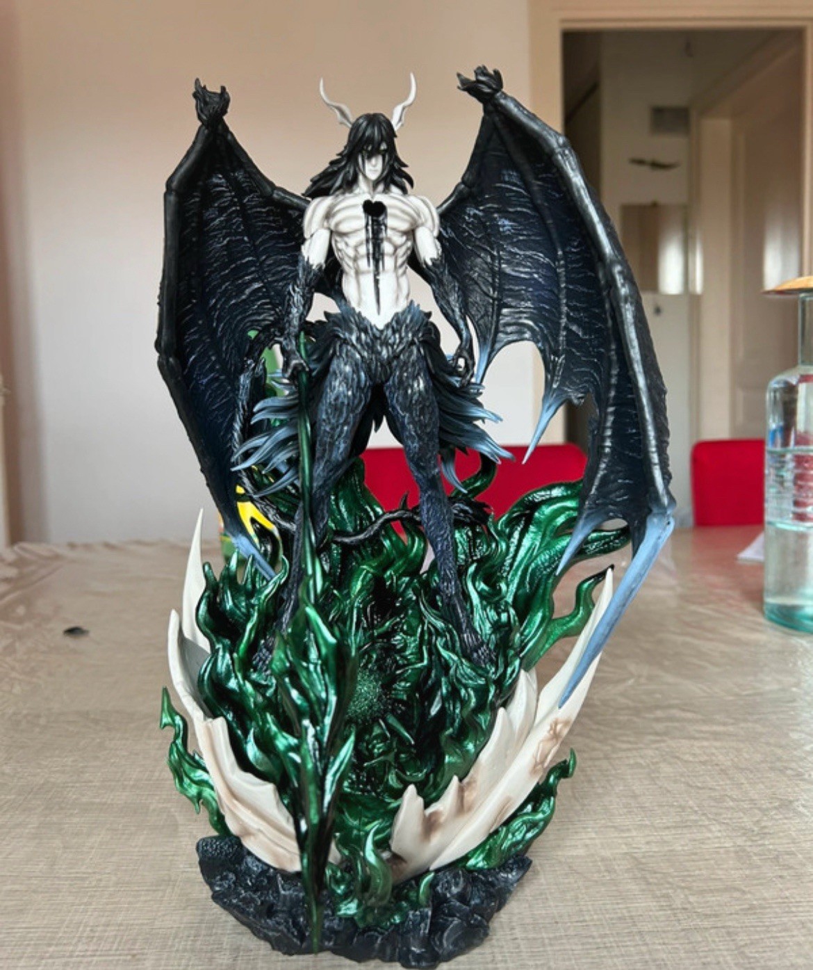 Statue Ulquiorra Cifer Segunda Etapa Bleach, finition premium luxe de 34cm