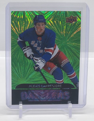 2020-21 Upper Deck #DZ-81 Alexis Lafreniere Dazzlers Green - Picture 1 of 2