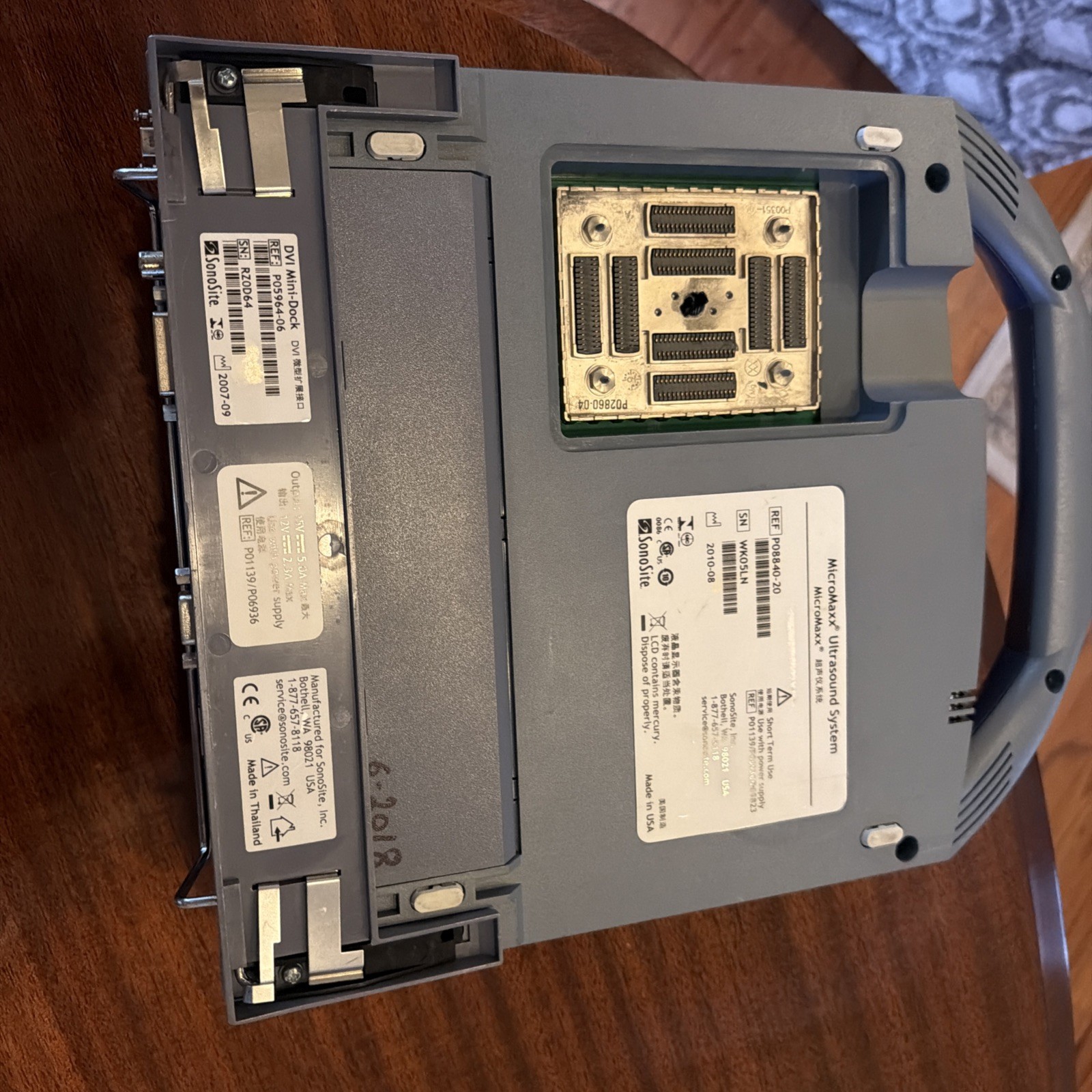 SONOSITE MICROMAXX P08840-02 ULTRASOUND SYSTEM