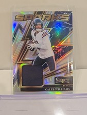 2025 Panini Select Caleb Williams Sparks Silver Prizm /149 Chicago Bears!!