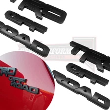 2X 2014-2024 For 4Runner TR-D Off Road Overlay Emblem Letter Fender Side Badges