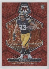 2024 Panini Mosaic Rookies Red Sparkle Prizm Erick All #382 0nr3