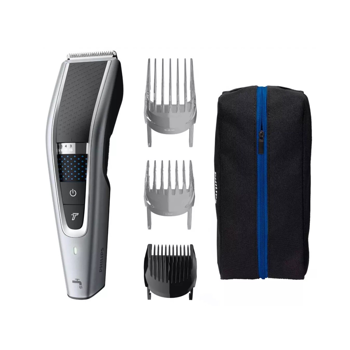 Tondeuse à cheveux rechargeable gris Philips HC5630/15 pour coupe de précision