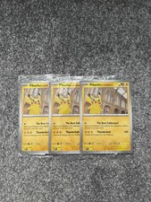 3 x Pikachu At The Museum OVERSIZED Promo Card - Natural History Museum - SEALED