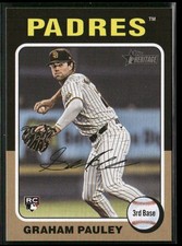 2024 Topps Heritage High Number - Graham Pauley #666 (RC) - Padres