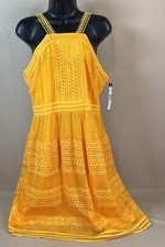 Tahari Women 12 Sundress Lace Overlay Beach Resort Party Festival
