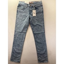 Neo Blue Los Angeles 516 Mineral Light Blue Skinny Jeans Mens 28 Made in USA