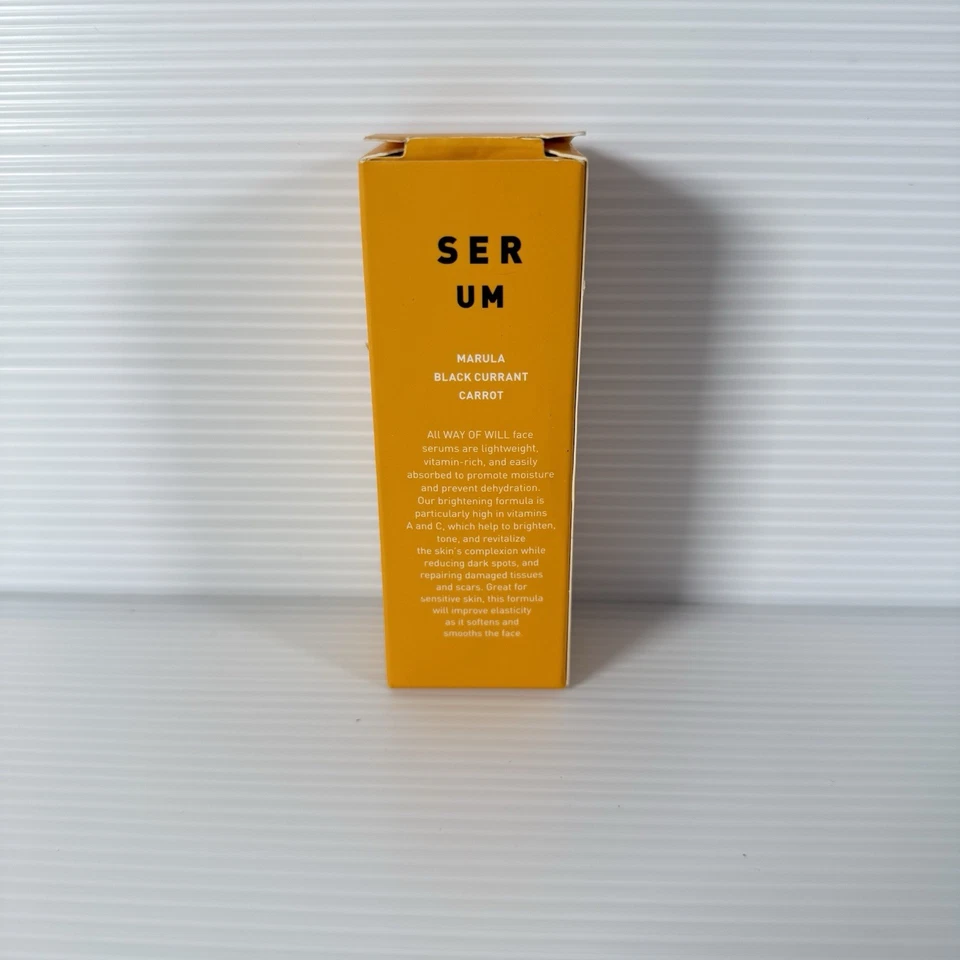 Suero iluminador facial Way of Will 1 oz (30 ml) tamaño completo nuevo en caja manchas oscuras/suaves Foto 3 de 4