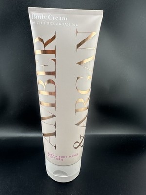AMBER & ARGAN Body Cream 8oz Bath & Body Works