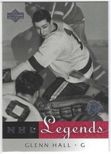 Glenn Hall 2001-02 Upper Deck Legends #12 Chicago Blackhawks