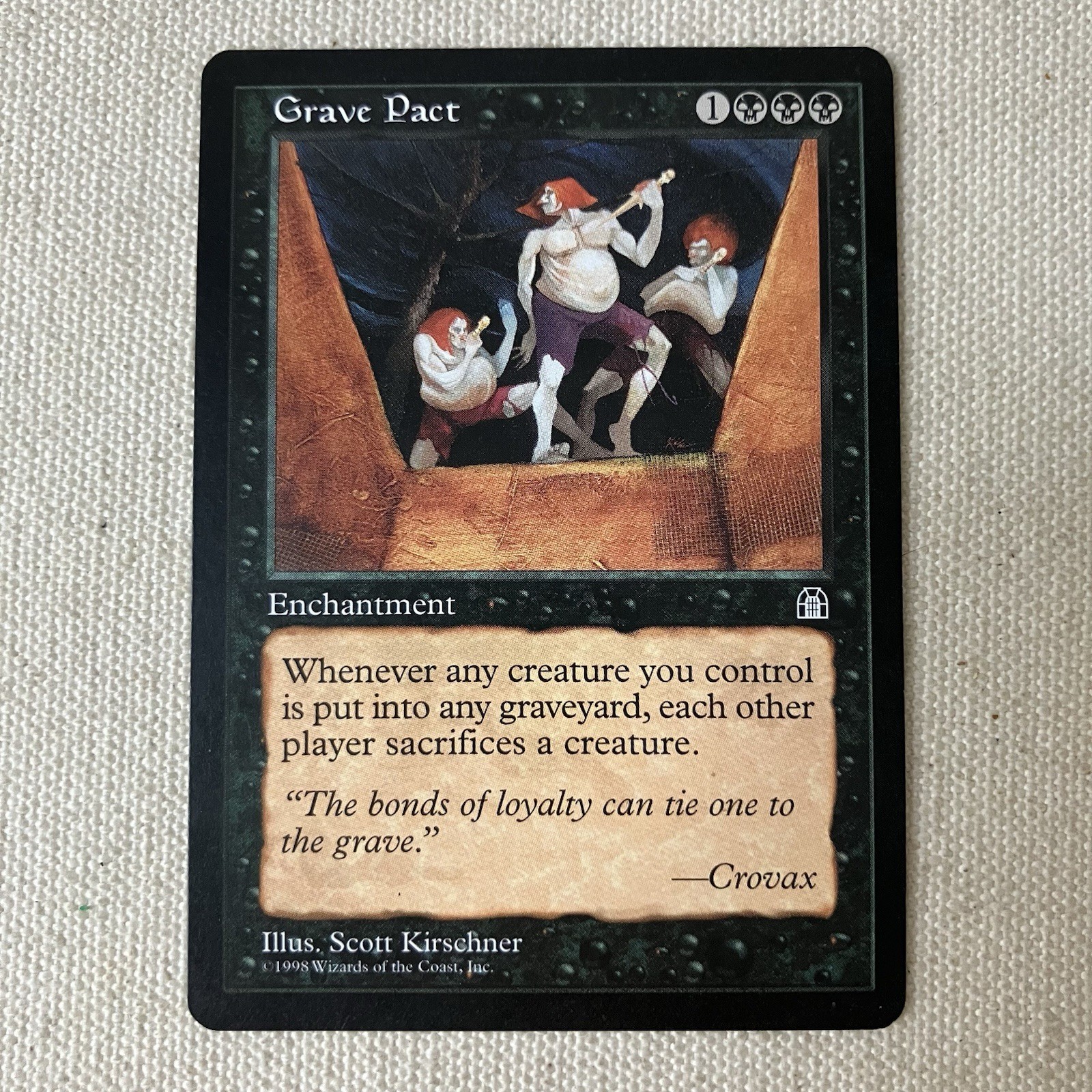 Grave Pact - Stronghold Rare LP Magic: The Gathering - Enchantment