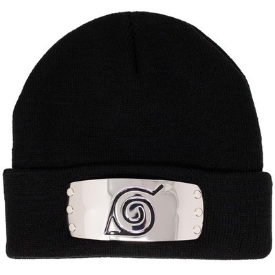 Ripple Junction Naruto Shippuden Metal Plate Adult Beanie Winter Hat Officially