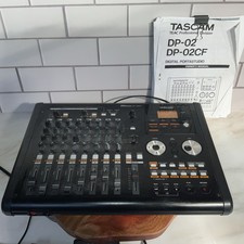 Tascam DP-02 Digital Portastudio Multitrack Recorder Black AC adapter Music Pro